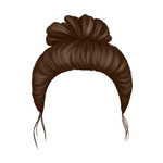 Brown Bun