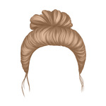Light Brunette Bun