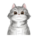 Long Hair Cat--(6)