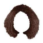 Brown Curly