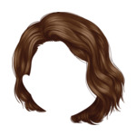 Brown Short-Wavy