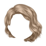 Brunette Short-Wavy