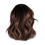 Brązowe K hair-10-chocolate