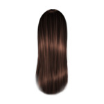 Brązowe K hair-3-chocolate