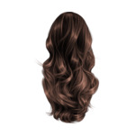 Brązowe K hair-6-chocolate